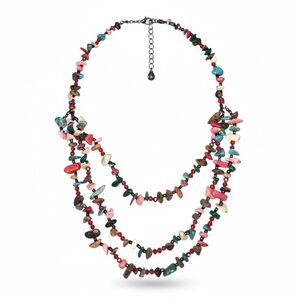 Vintage and Handmade  Kaleidoscope of Colors Necklace